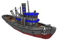 Tootin Tug Boat